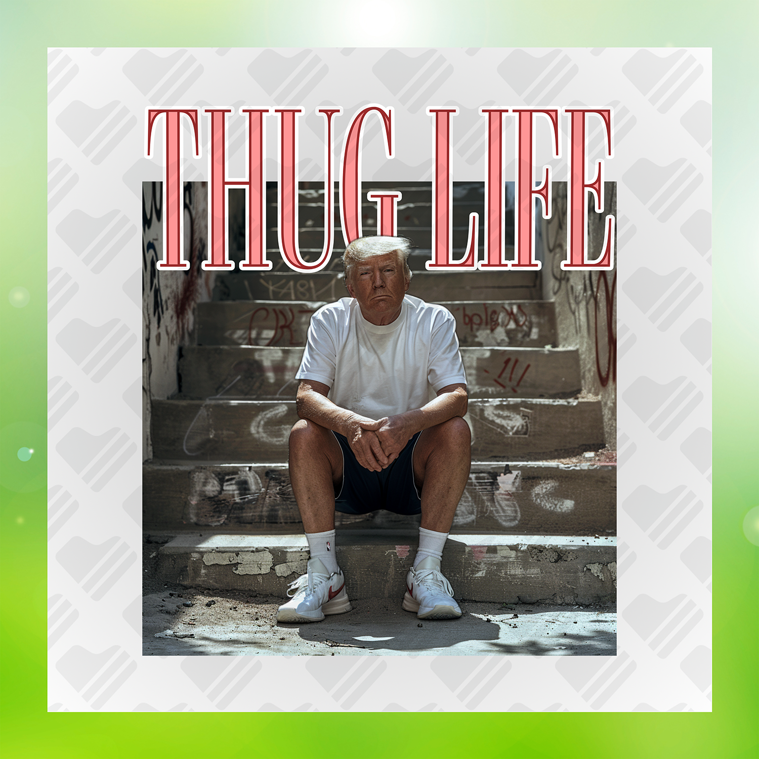 Donald Thug Life Transfer