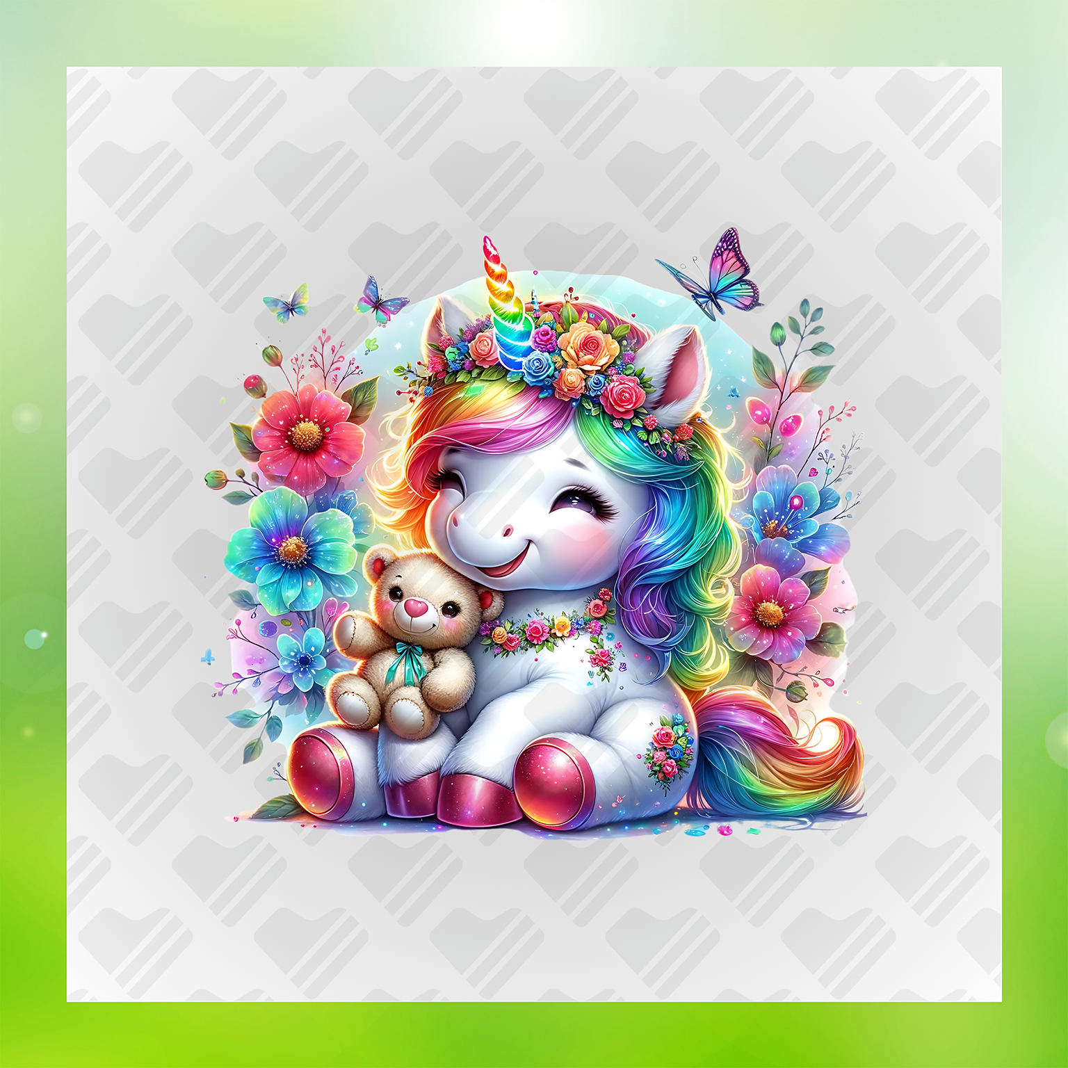 Magical Meadow Unicorn Transfer