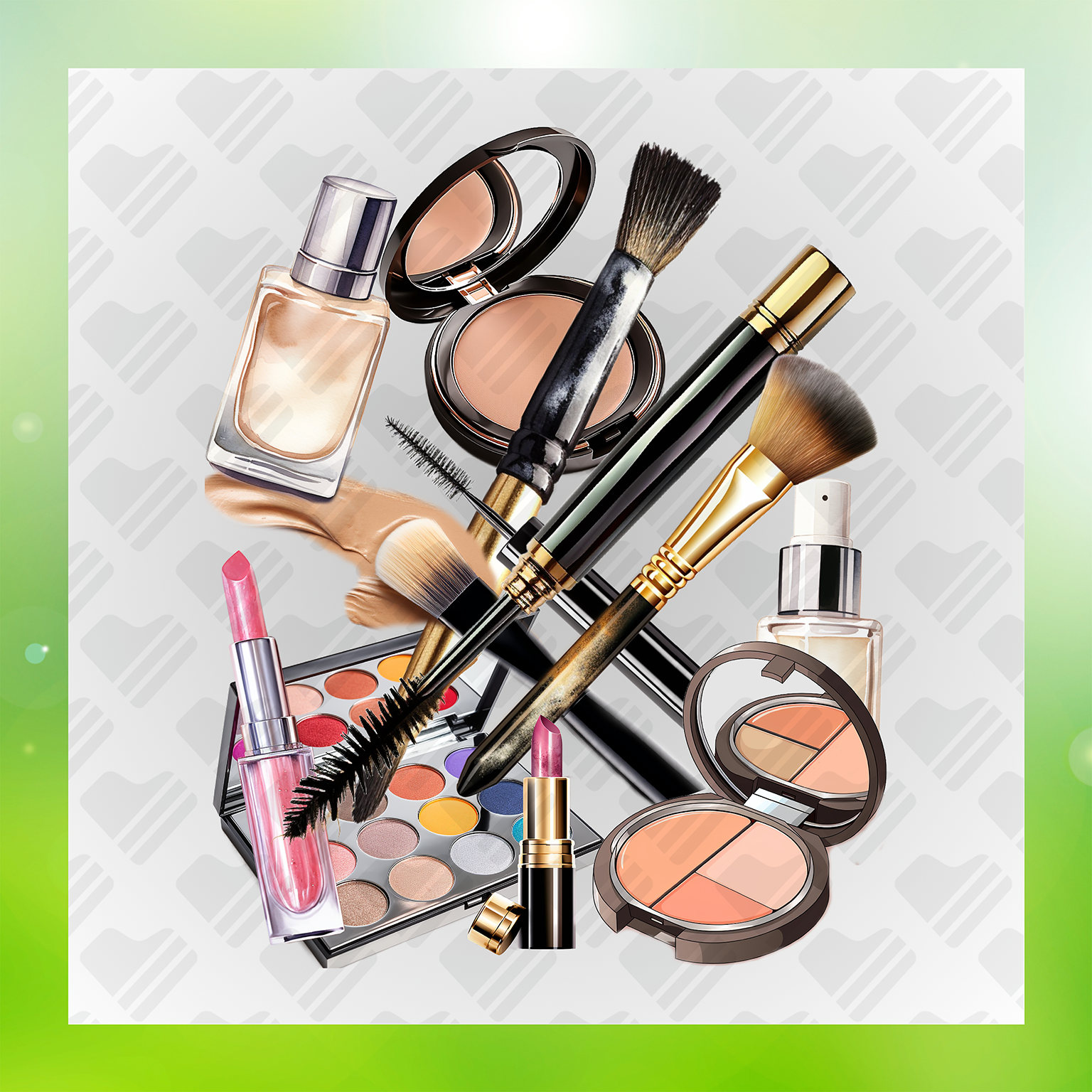 Golden Glam Makeup Transfer