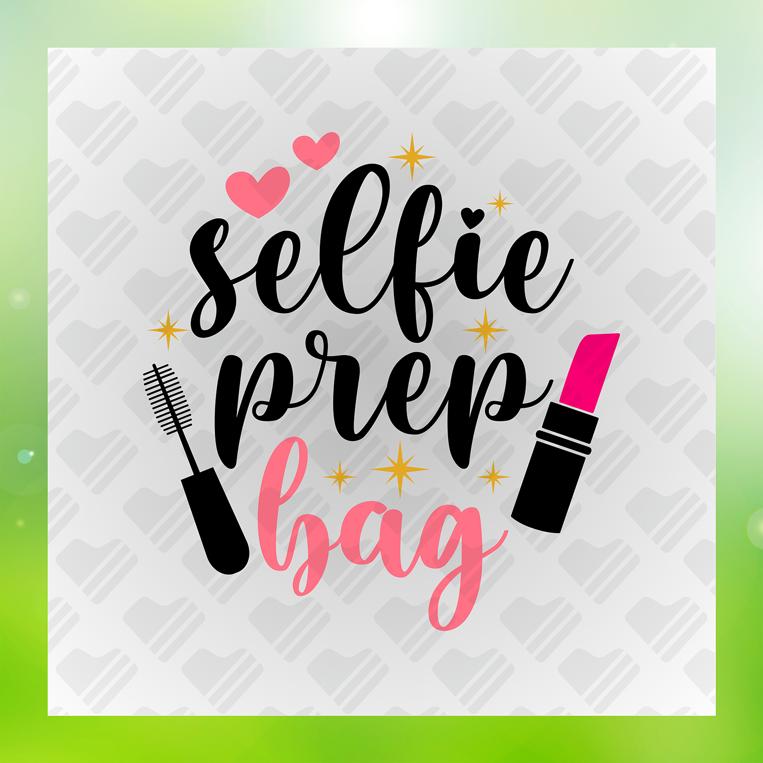 Selfie Prep Bag Transfer