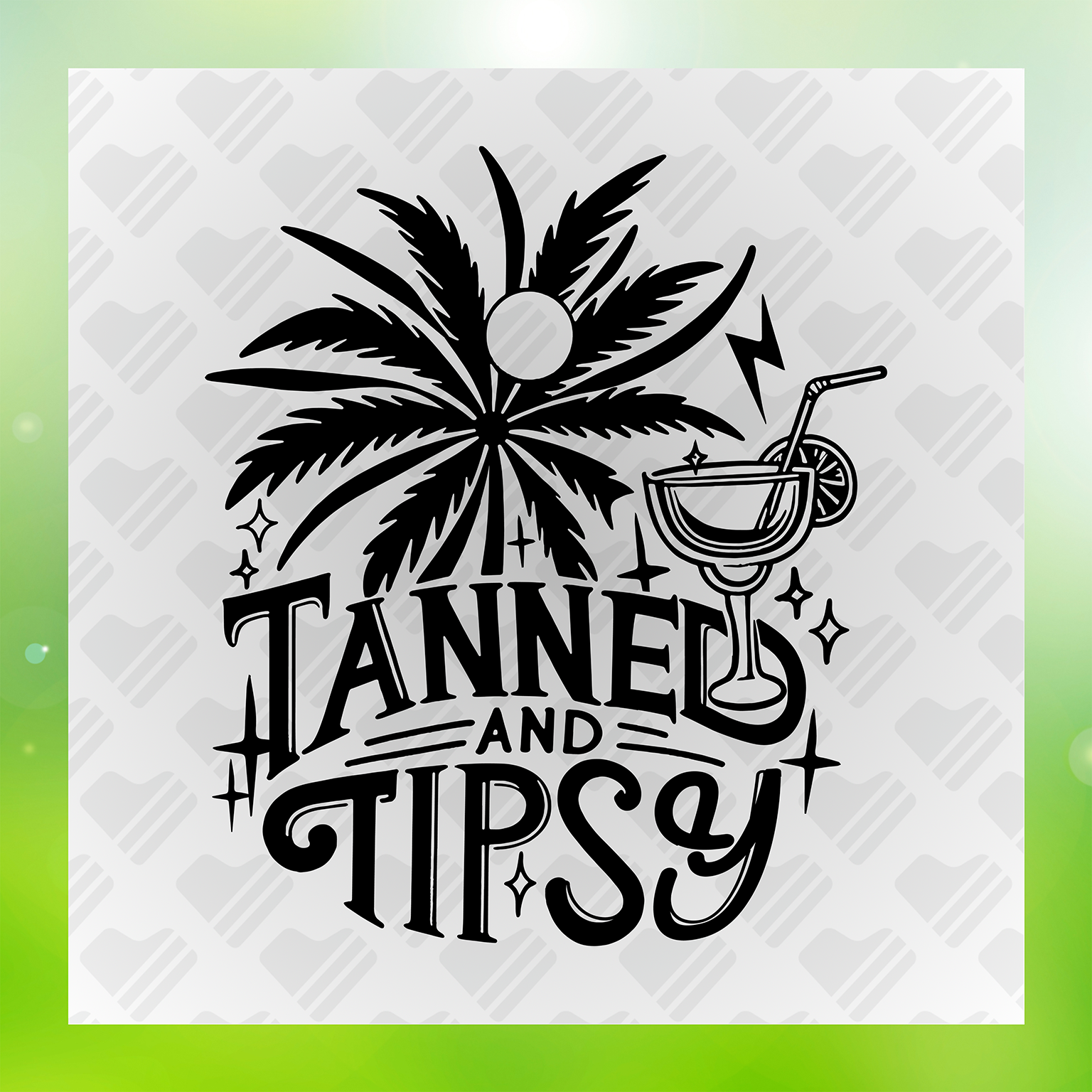 Tanned And Tipsy Transfer