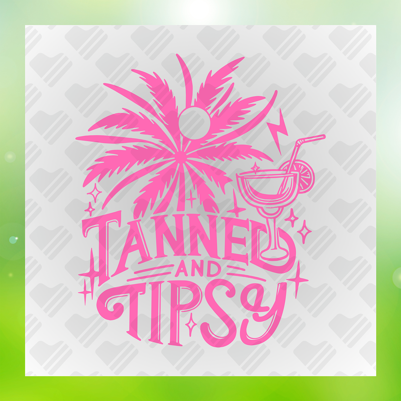 Tanned And Tipsy Transfer