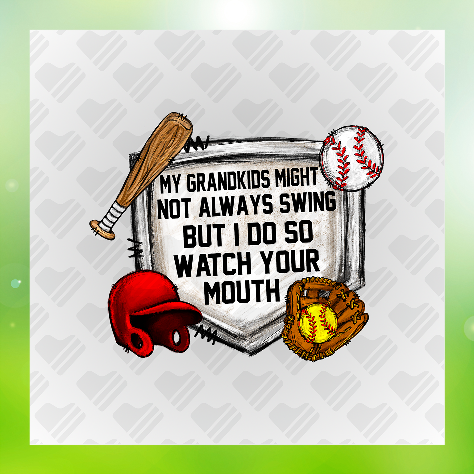 My Grandkids Might Not Always Swing Transfer