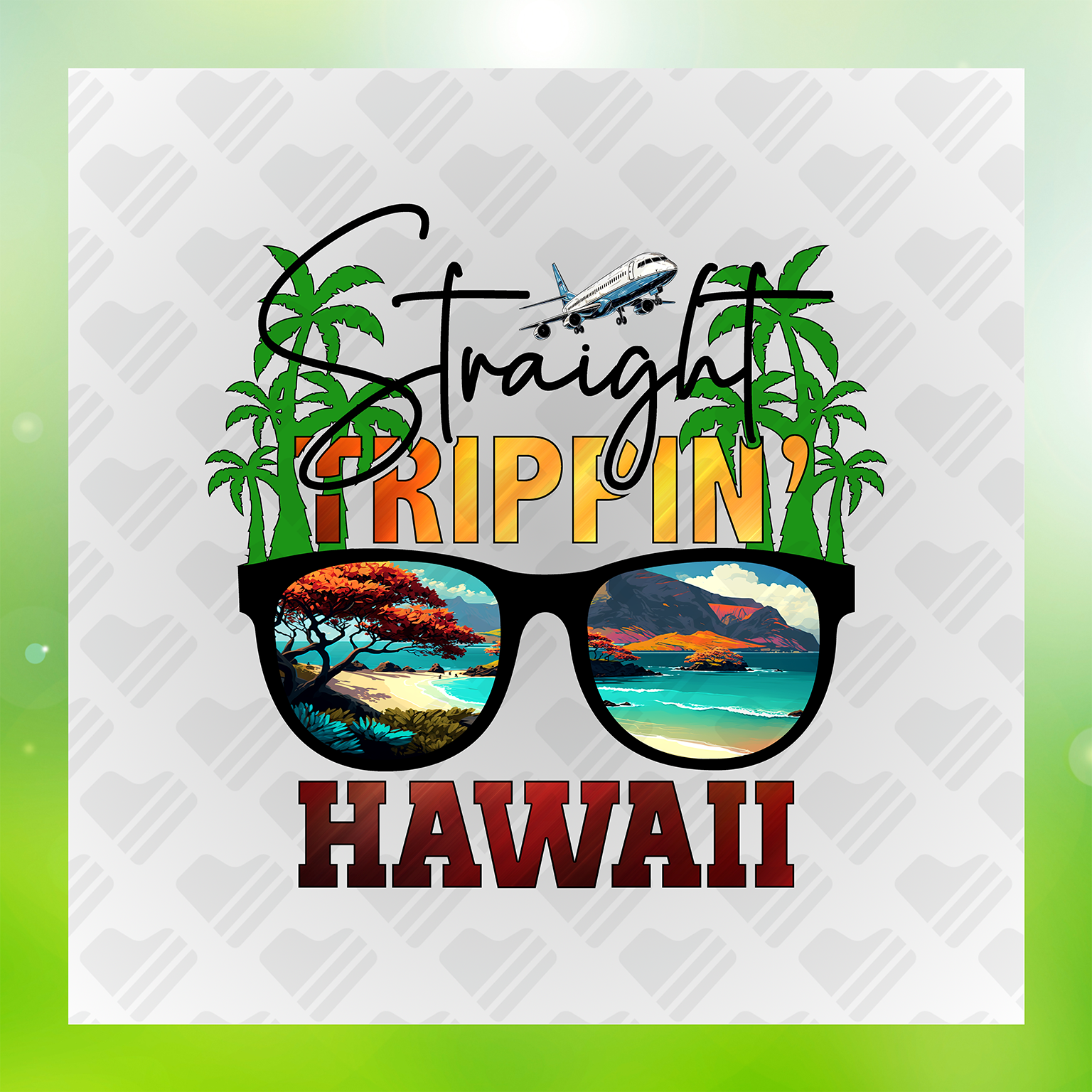 Straight Trippin Hawaii Transfer