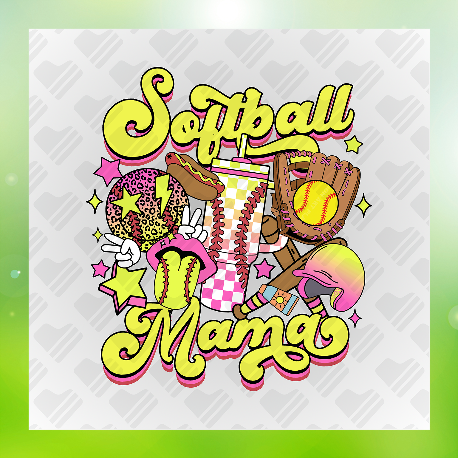 Softball Mama Support Transfer