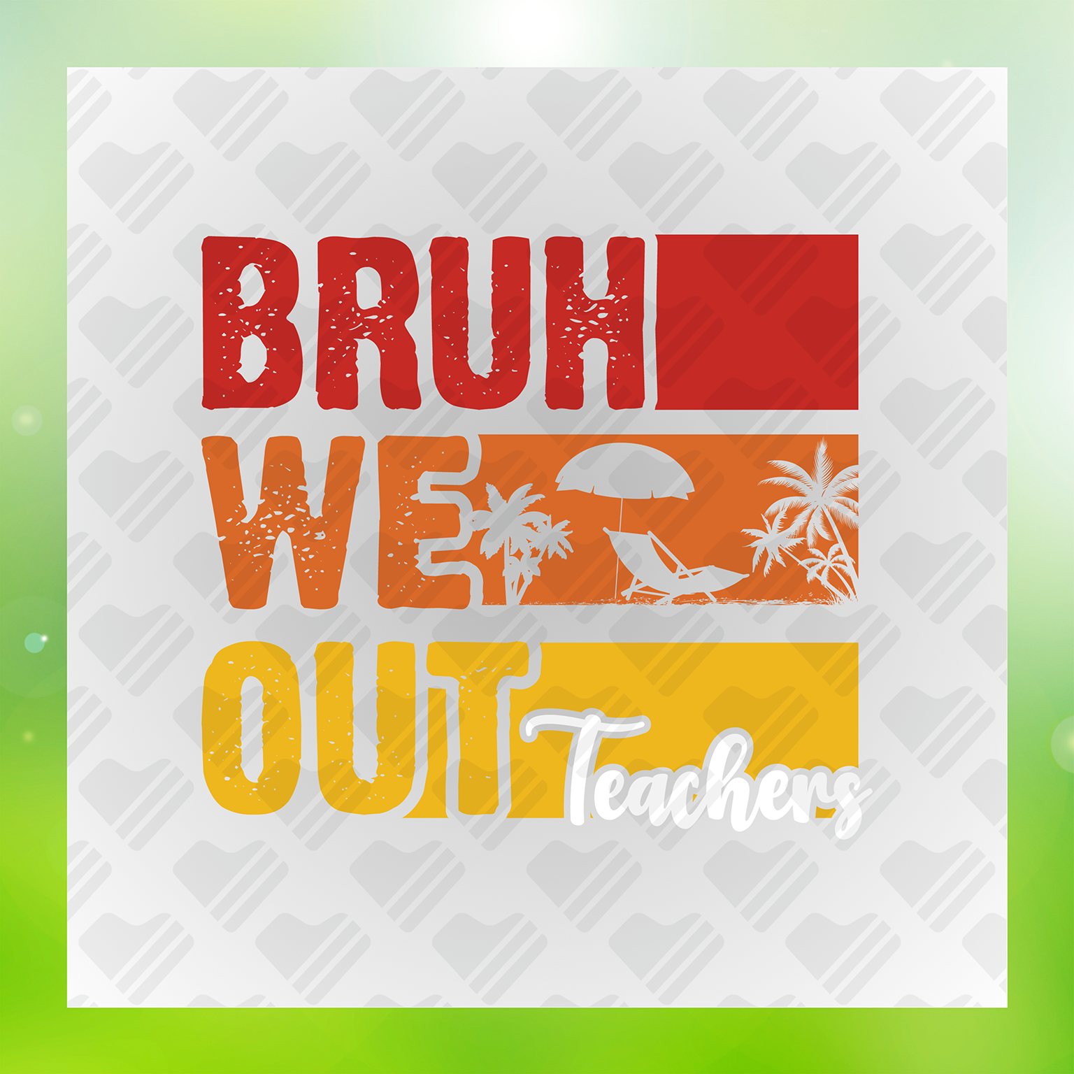 Vacay Mode We Out Teachers Transfer