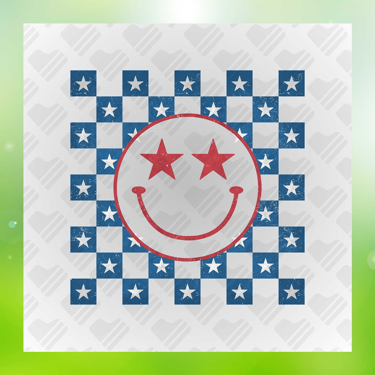 Cheerful Stars & Stripes Emoji Transfer