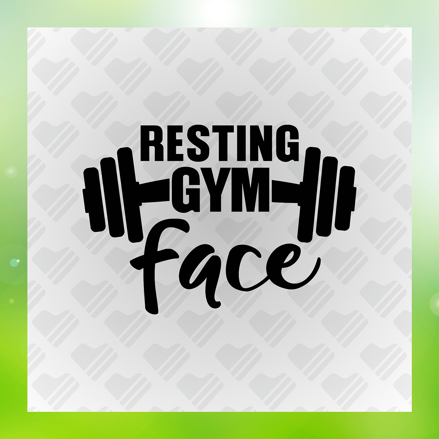 Resting Gym face Transfer