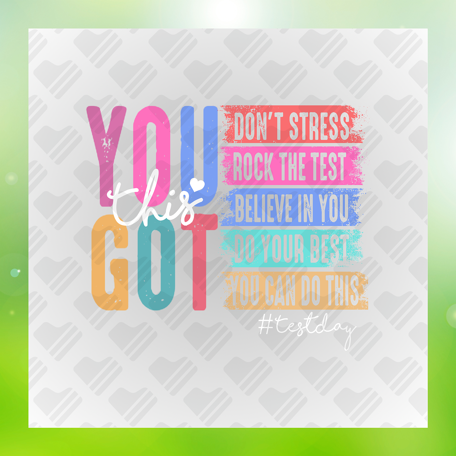 Inspirational You Got This Transfer