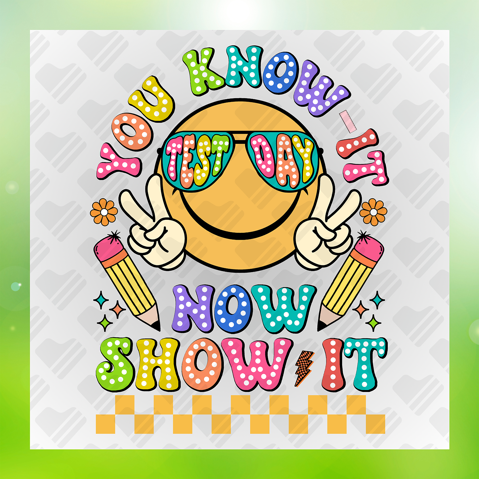 Inspirational You Know It, Now Show It Transfer