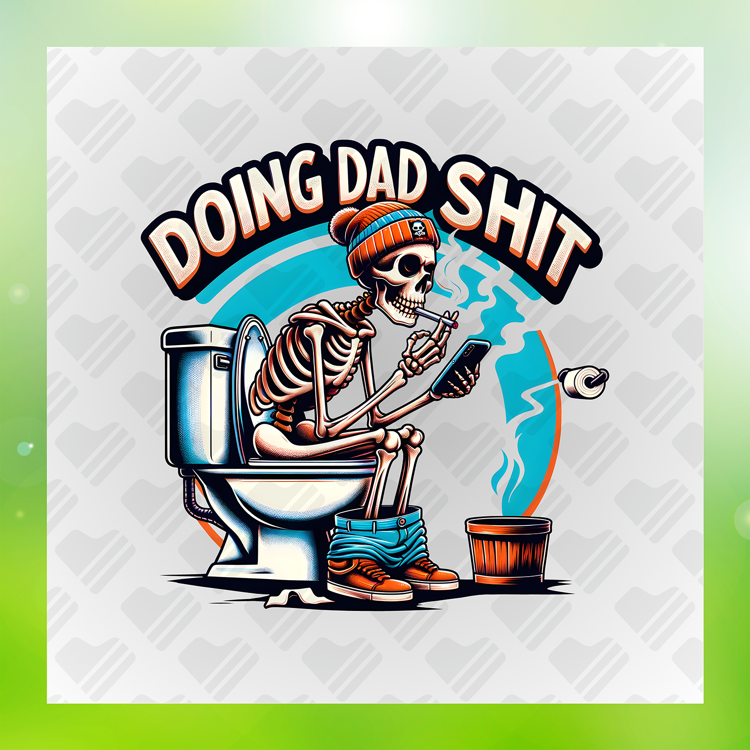 Doing Dad Shit Father's Day Transfer