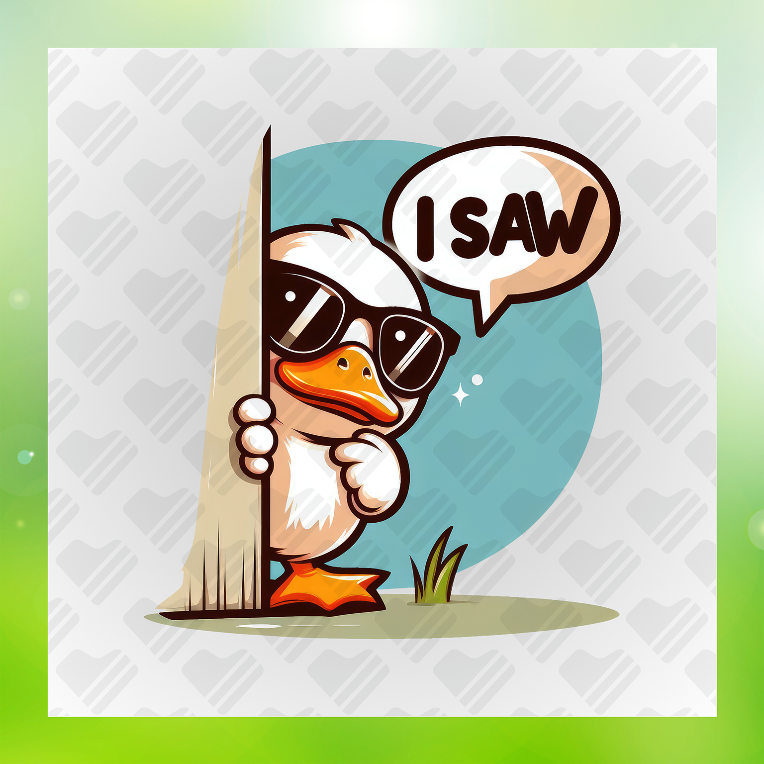 Clever Duck Quack Up Transfer