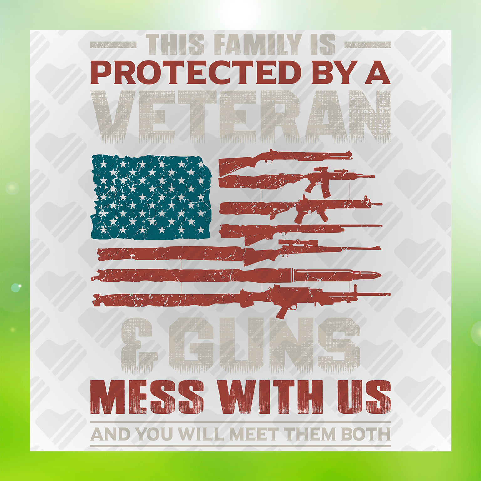 This Family Is Protected By A Veteran Transfer