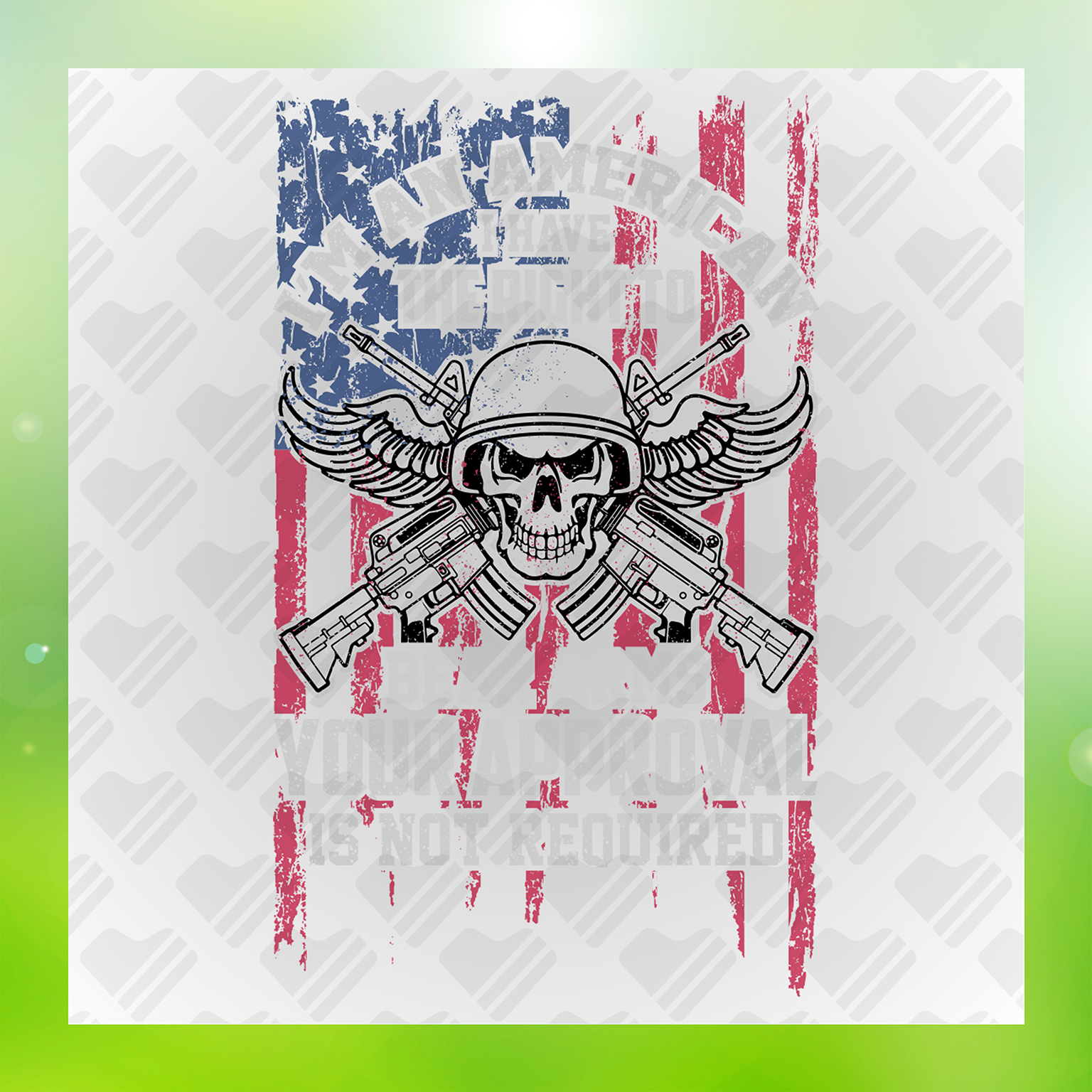 I Have The Right To Bear Arms Transfer