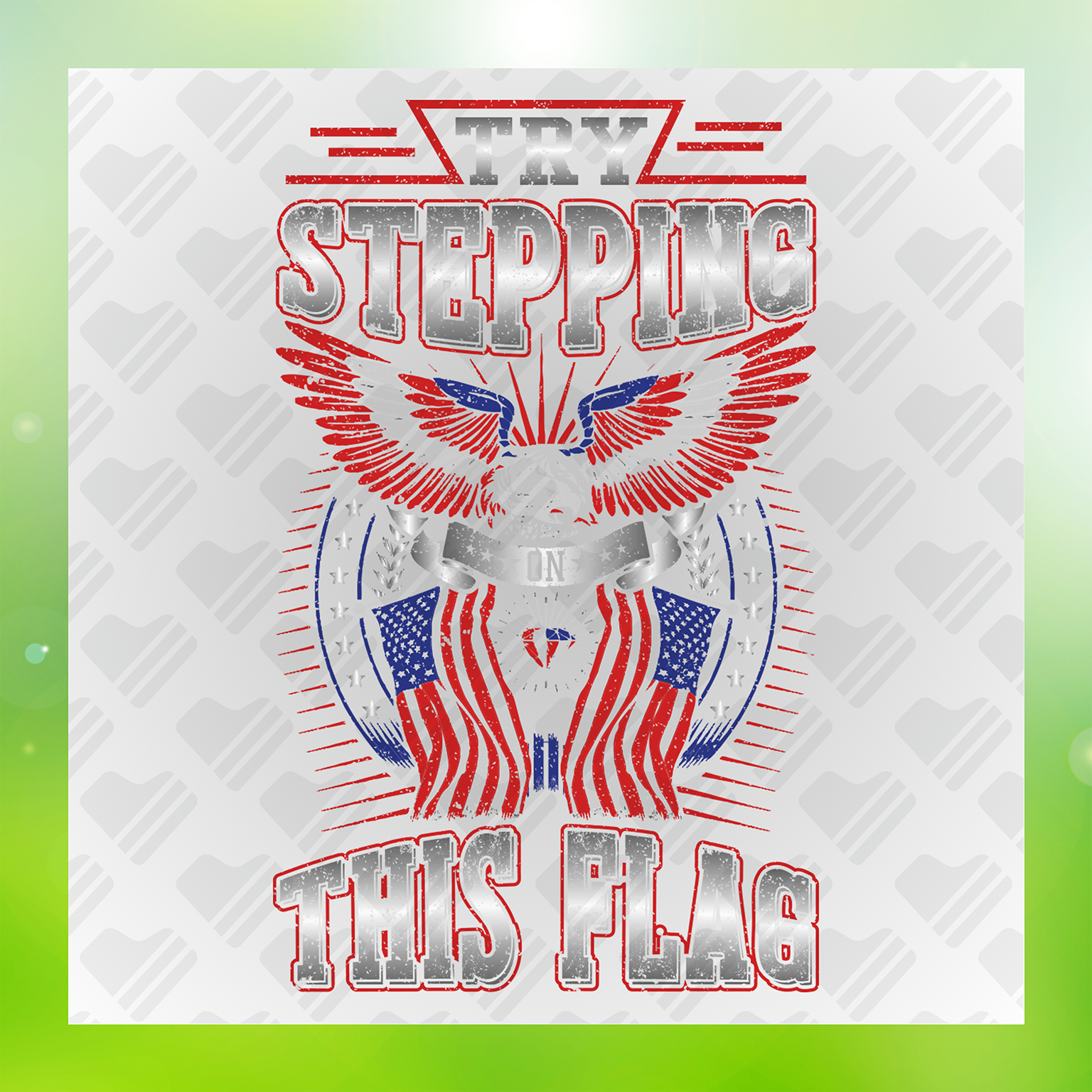 Try Stepping On This Flag Transfer