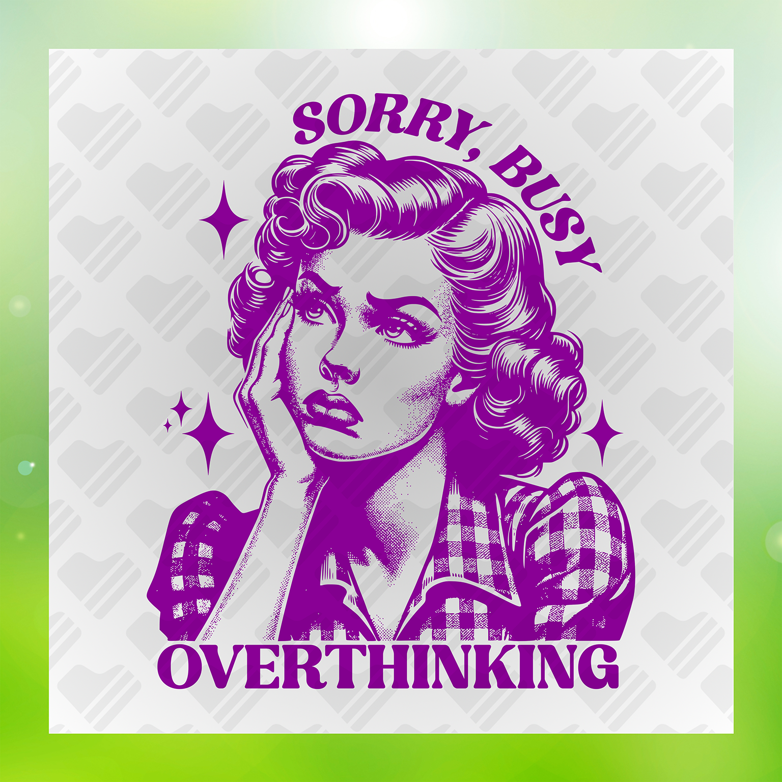 Sorry Busy Overthinking Transfer