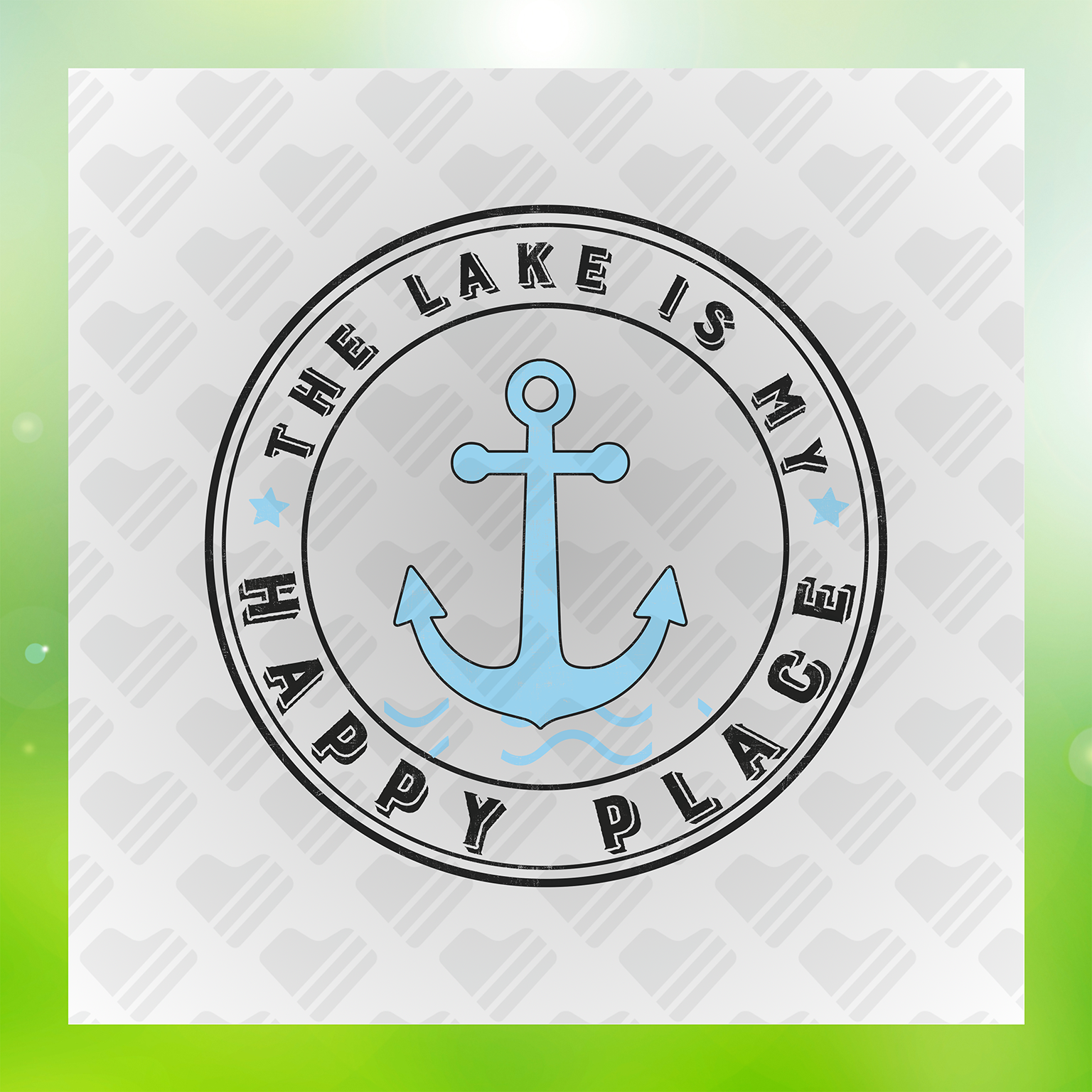 Lake Life The Lake Is My Happy Place Transfer