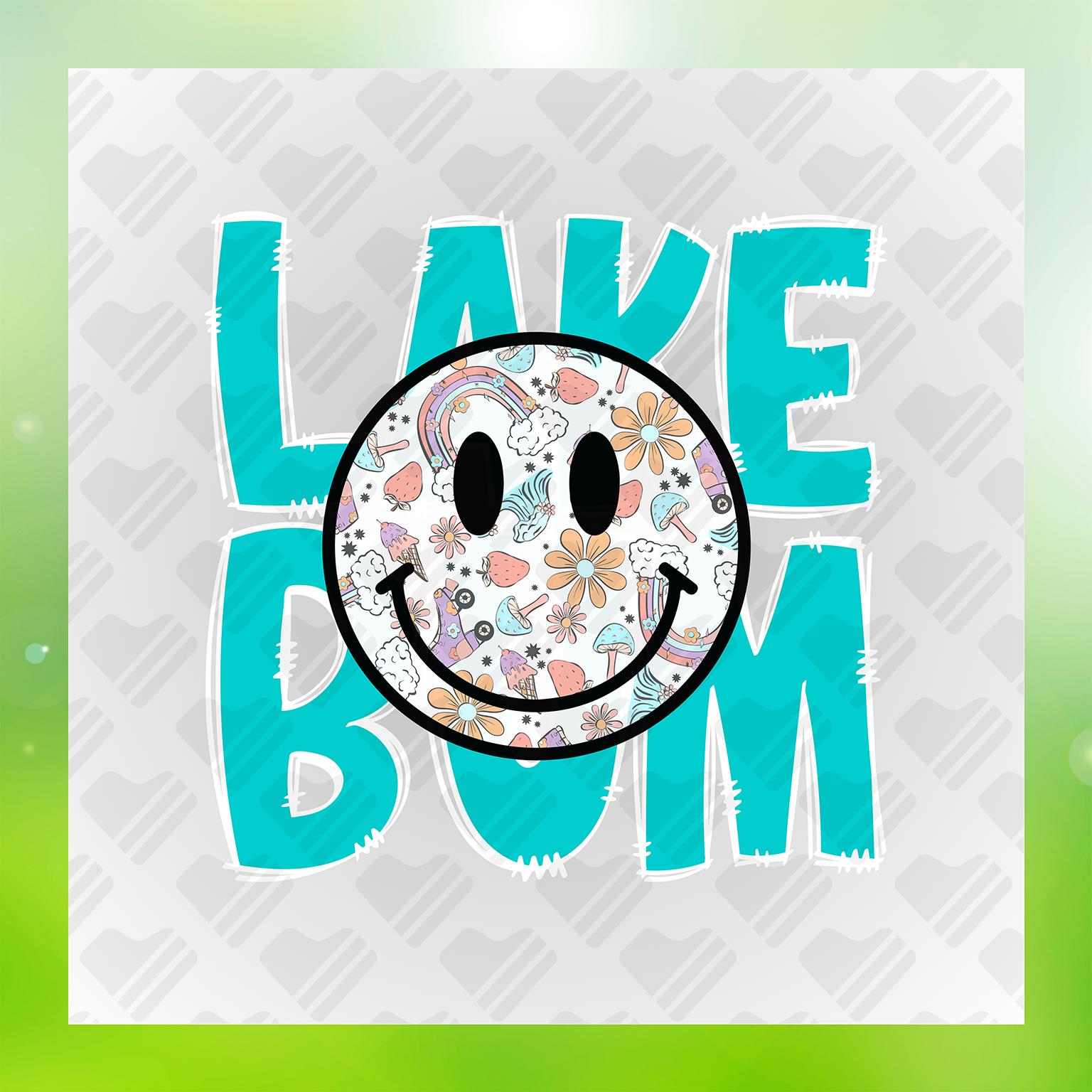Emoji Summer Lake Bum Transfer