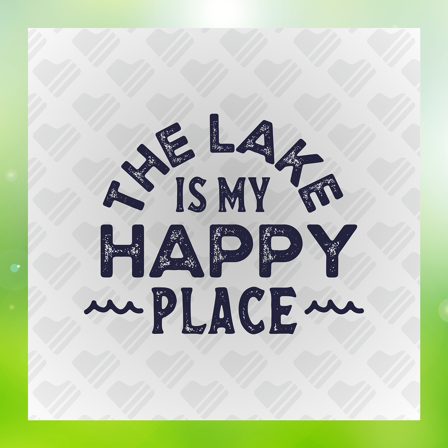 The Lake Is My Happy Place Transfer