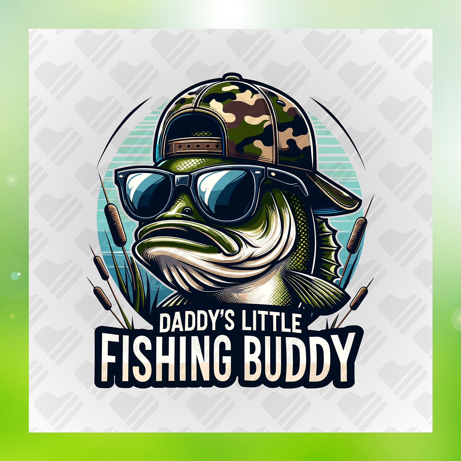 Daddy's Little Fishing Buddy Transfer