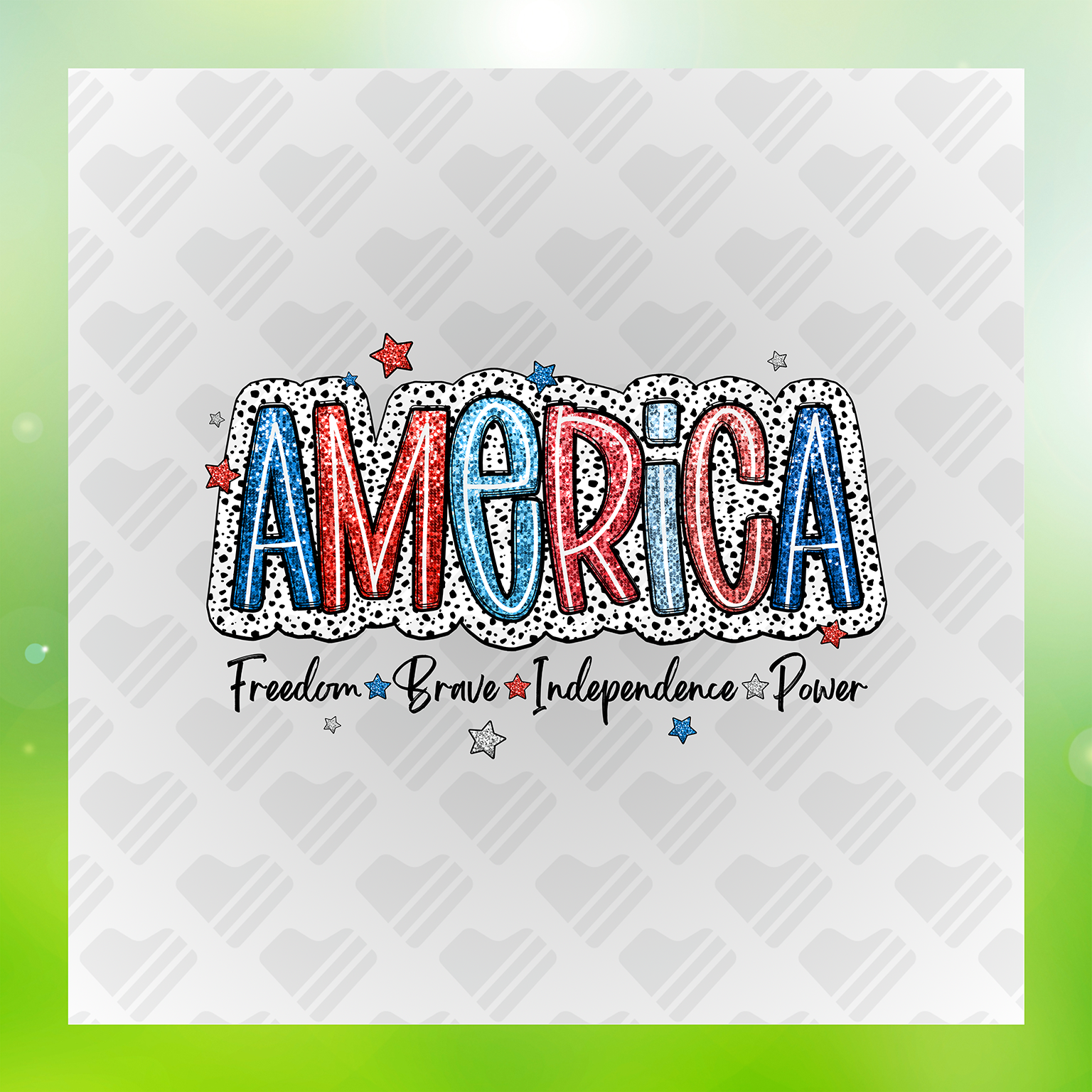 America Freedom Brave Independence Power Transfer