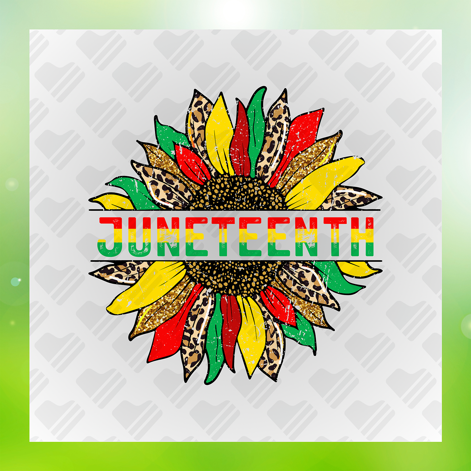 Juneteenth Emancipation Blooms Transfer