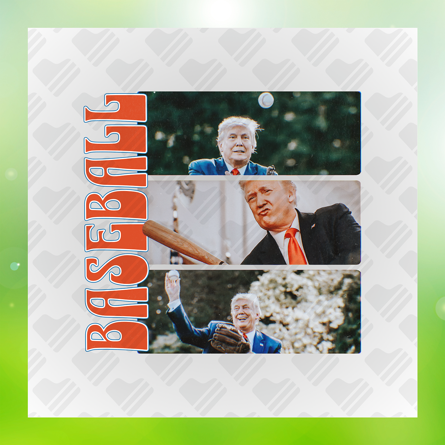 Trump 2024 Baseball Transfer