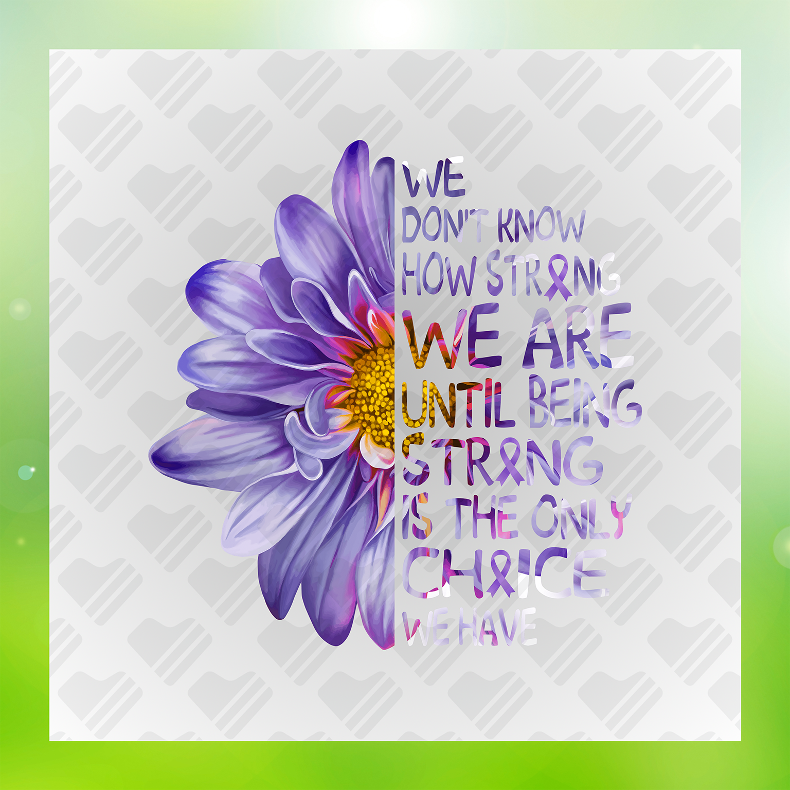 Being Strong Is The Only Choice Transfer