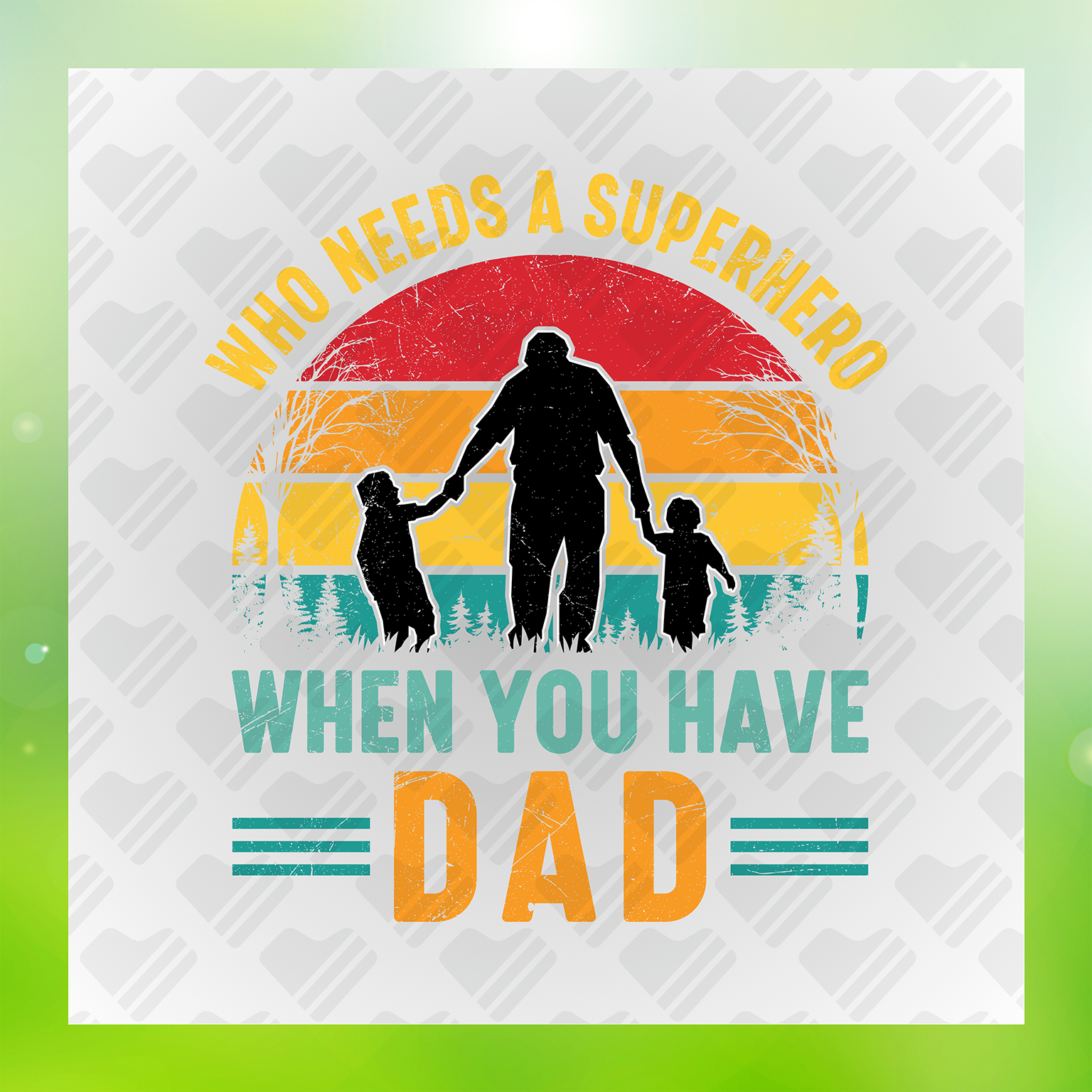 Superhero Dad Transfer