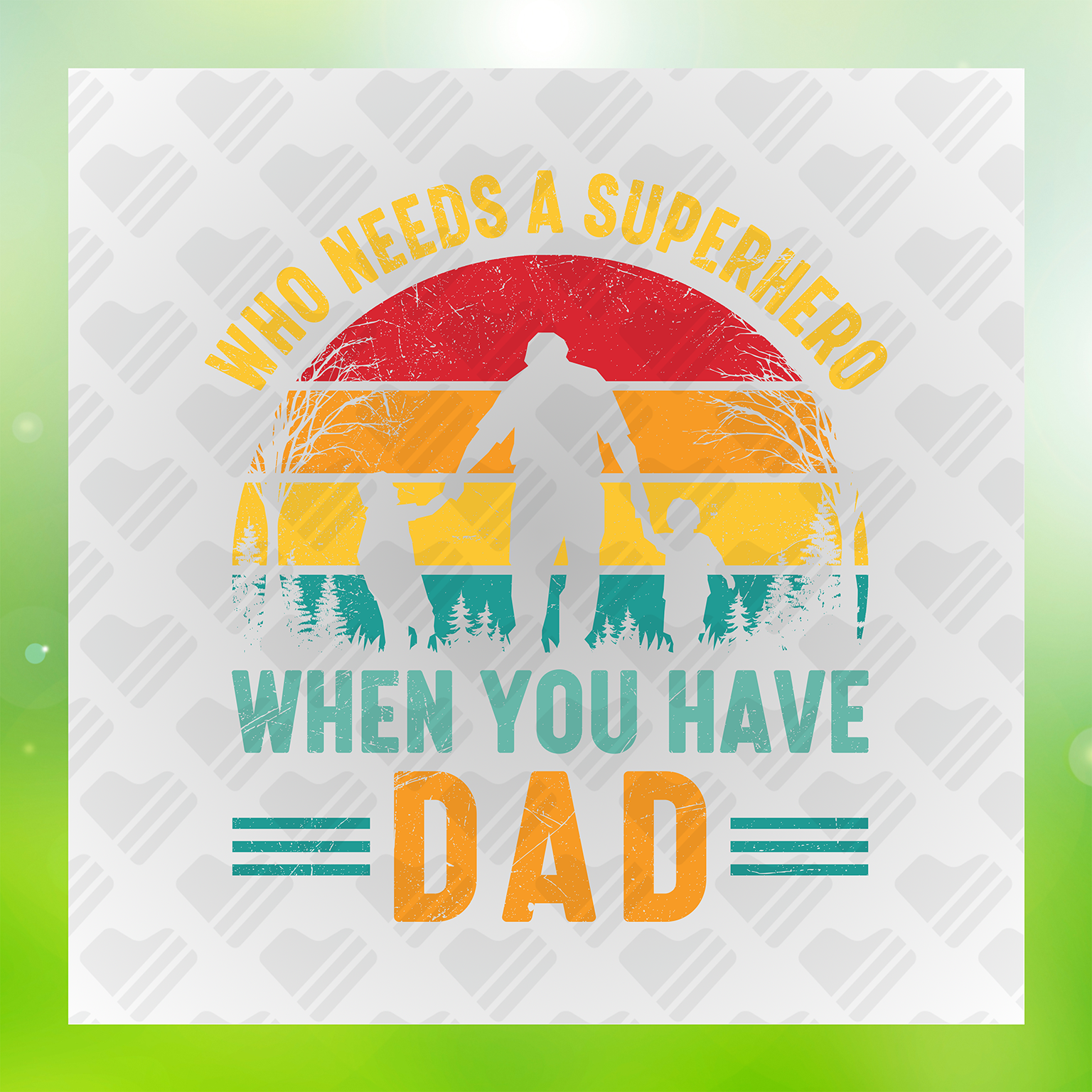 Superhero Dad Transfer
