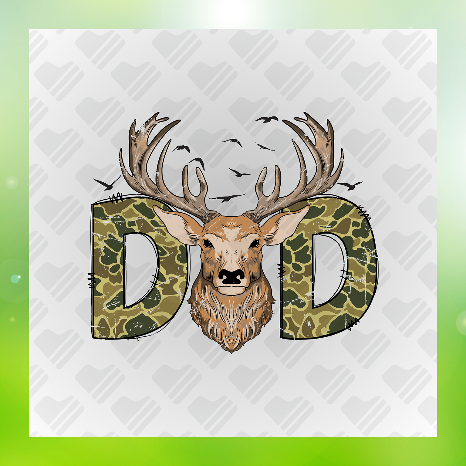 Deer Hunting Dad Transfer