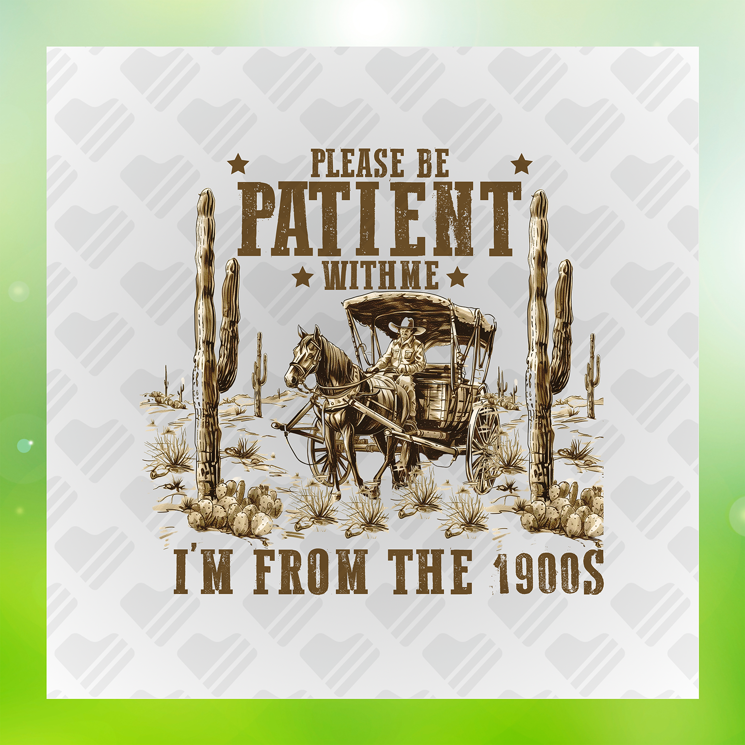 I'm From The 1900's Transfer