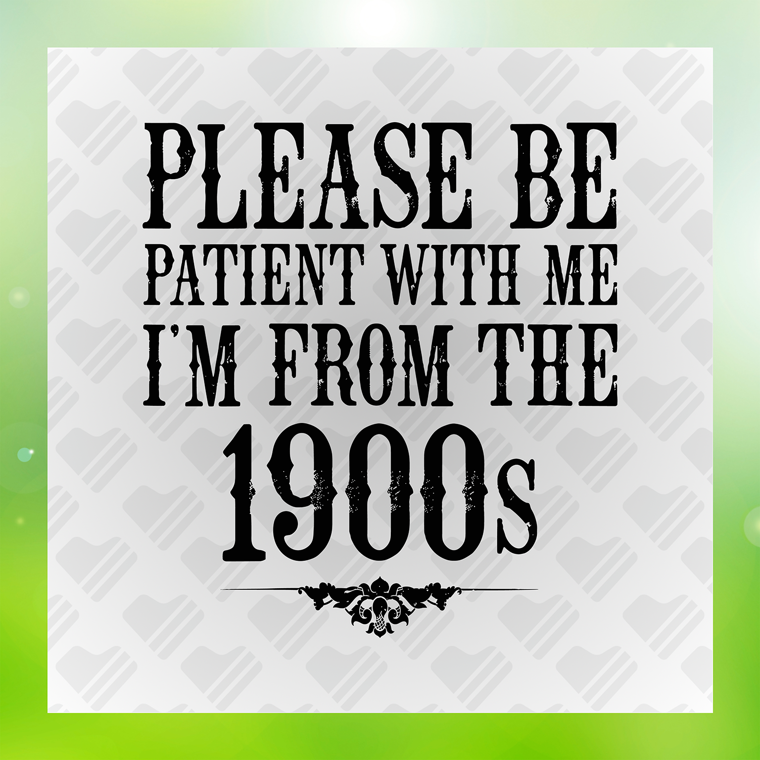 I'm From The 1900's V22 Transfer