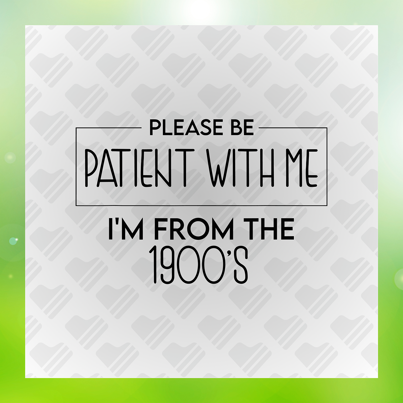 I'm From The 1900's V25 Transfer