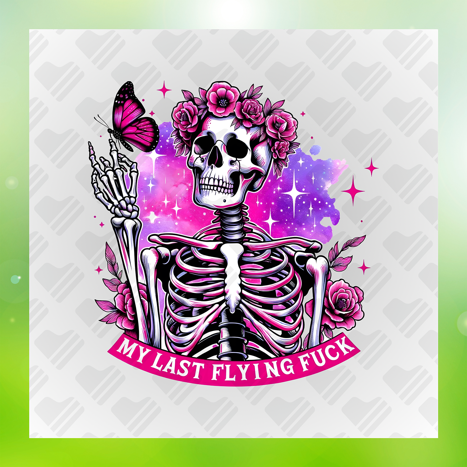 Humorous My Last Flying Fuck Transfer