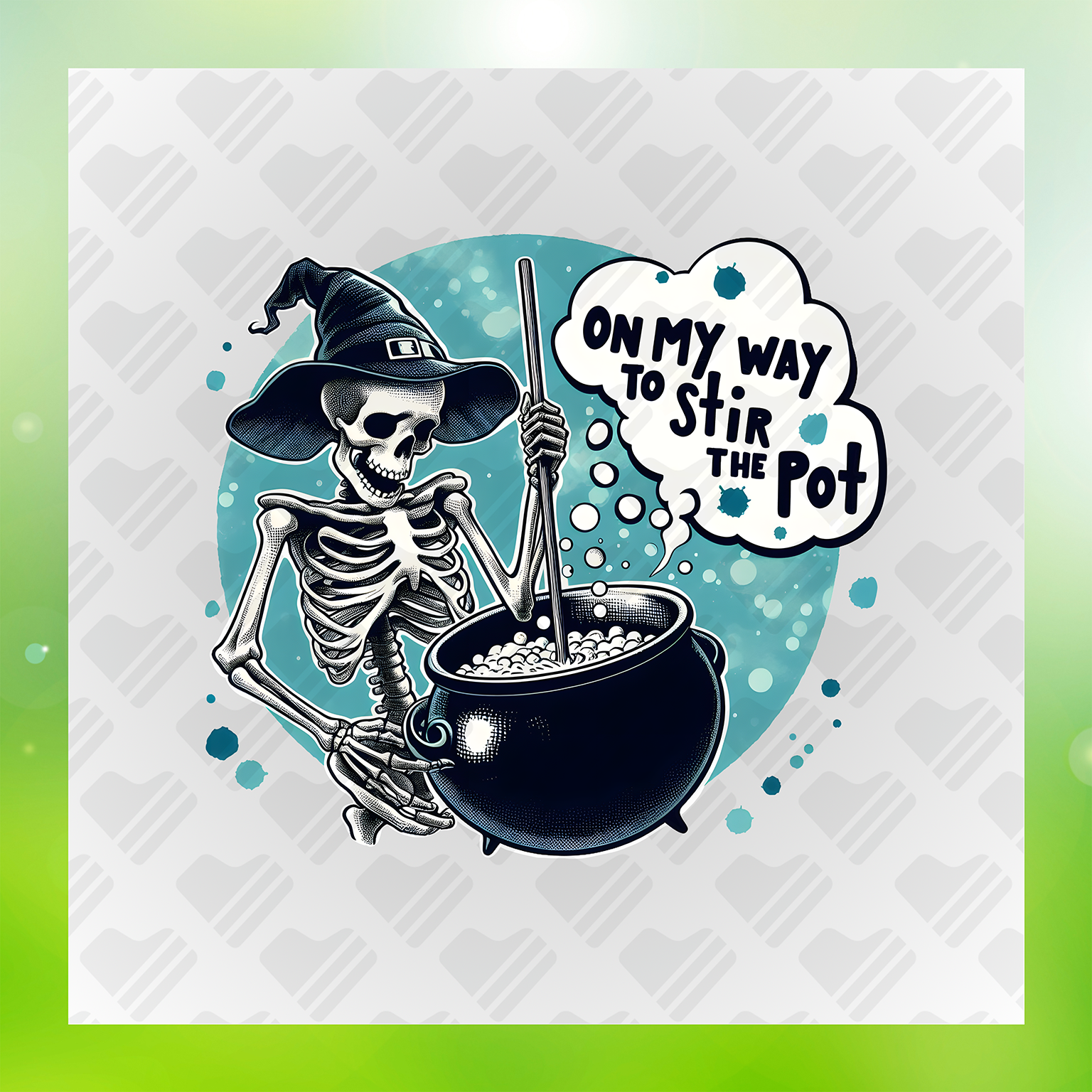 Humorous On My Way To Stir The Pot Transfer