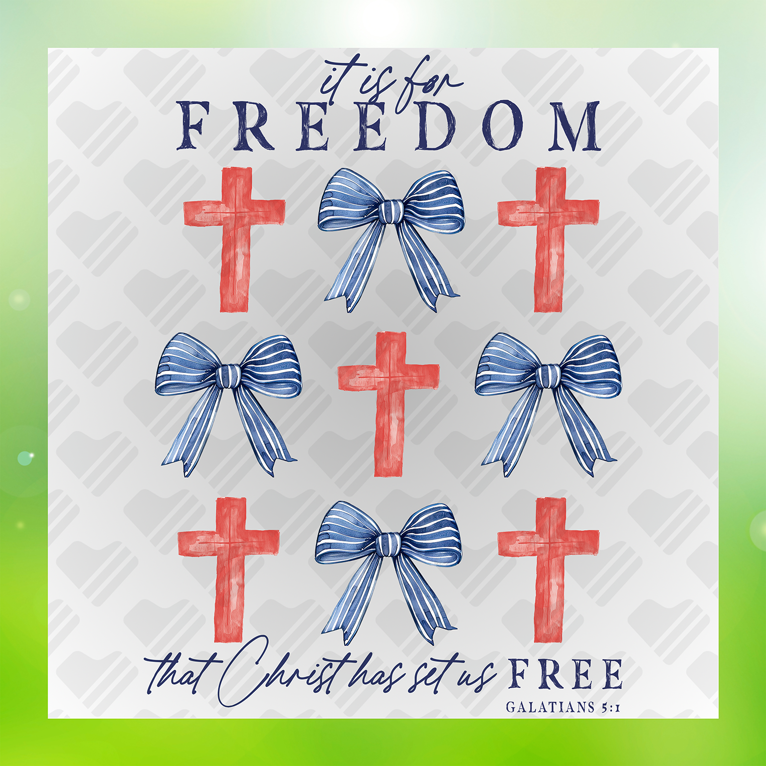 Christ Has Set Us Free Transfer