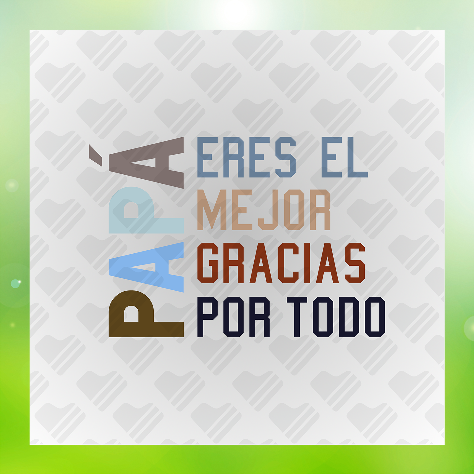 Papá Eres El Mejor Gracias Por Todo Transfer