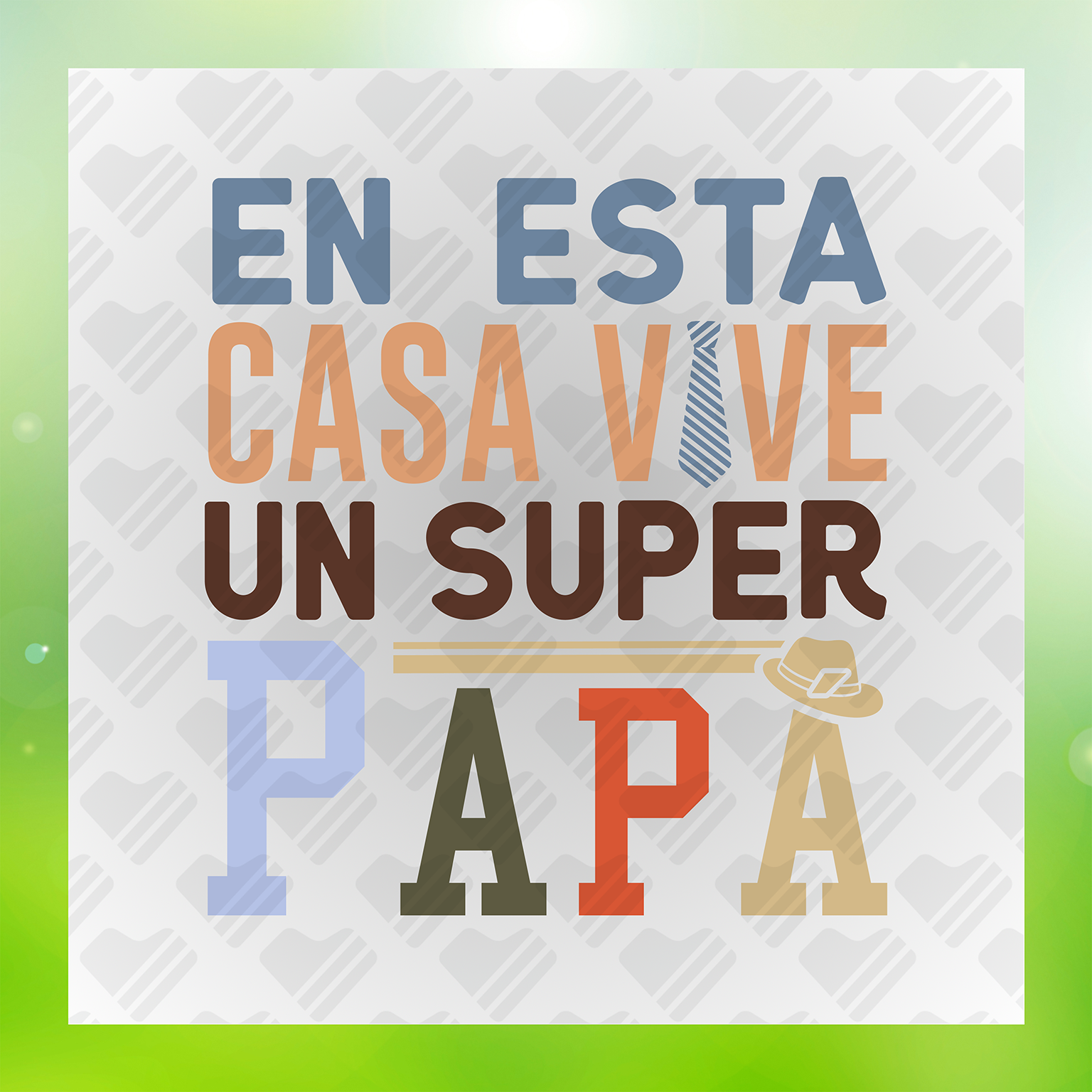 En Esta Casa Vive Un Super Papa Transfer