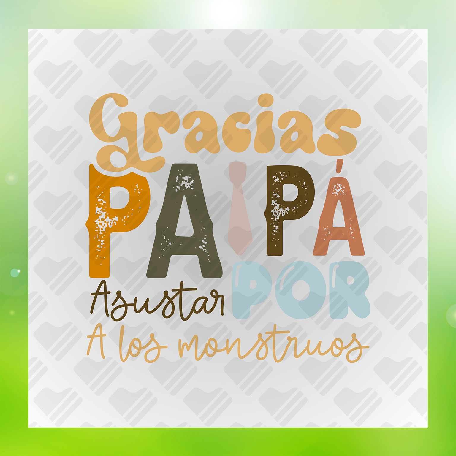 Gracias Papa Asustar Por A Los Monstruos Transfer