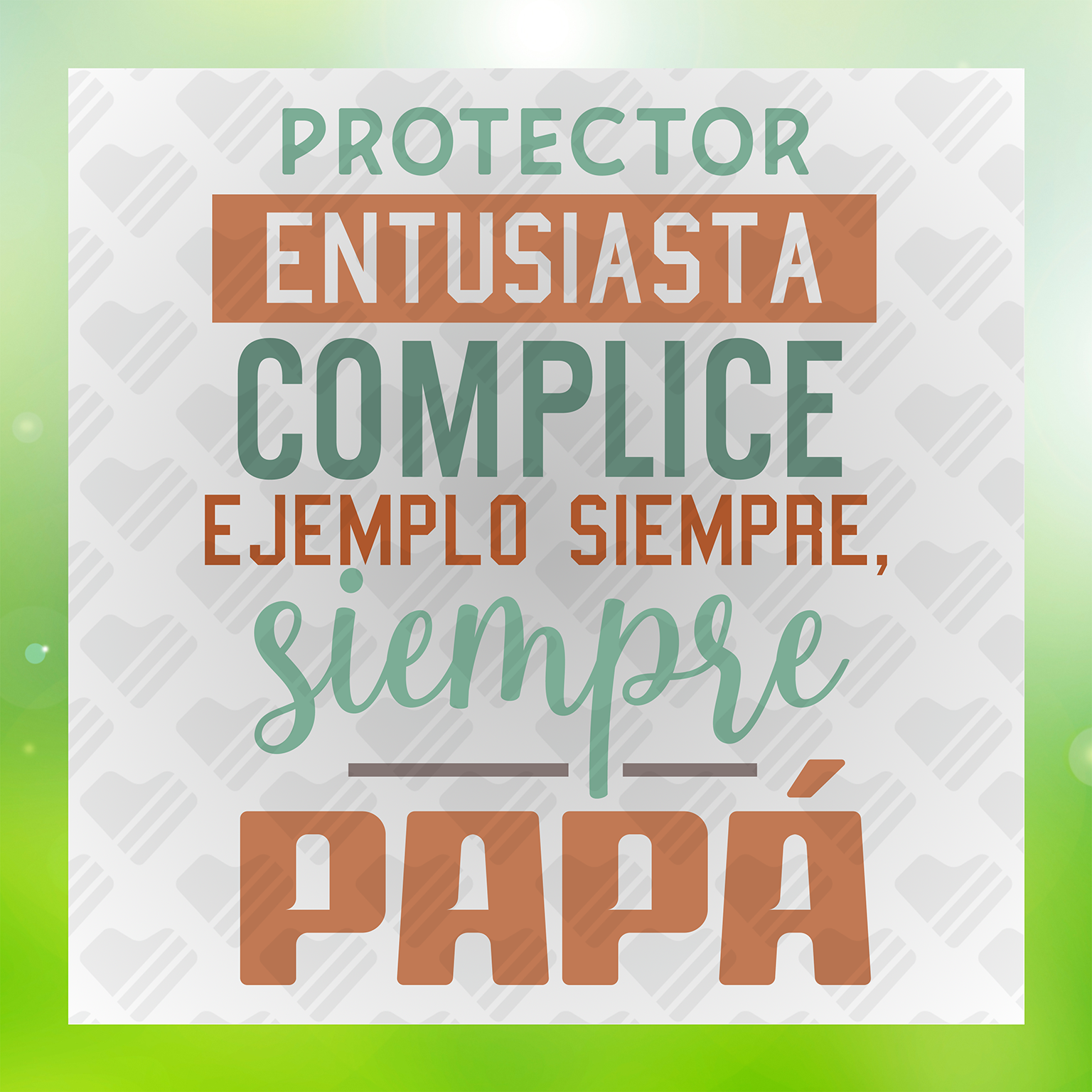 Protector Entusiasta Complice Ejempro Siempre Siempre Papa Transfer