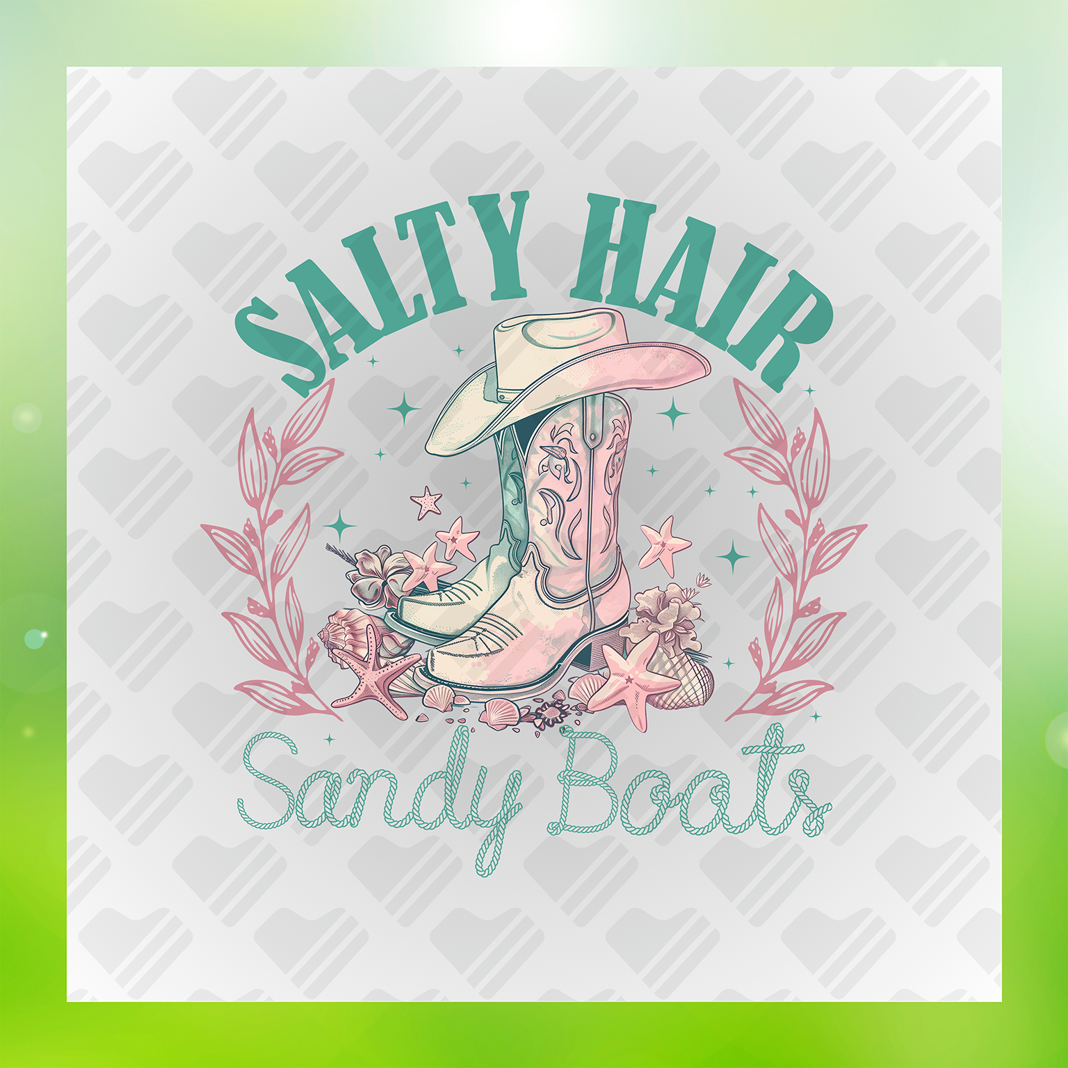 The Waves with Salty Hair Sandy Boosts Transfer