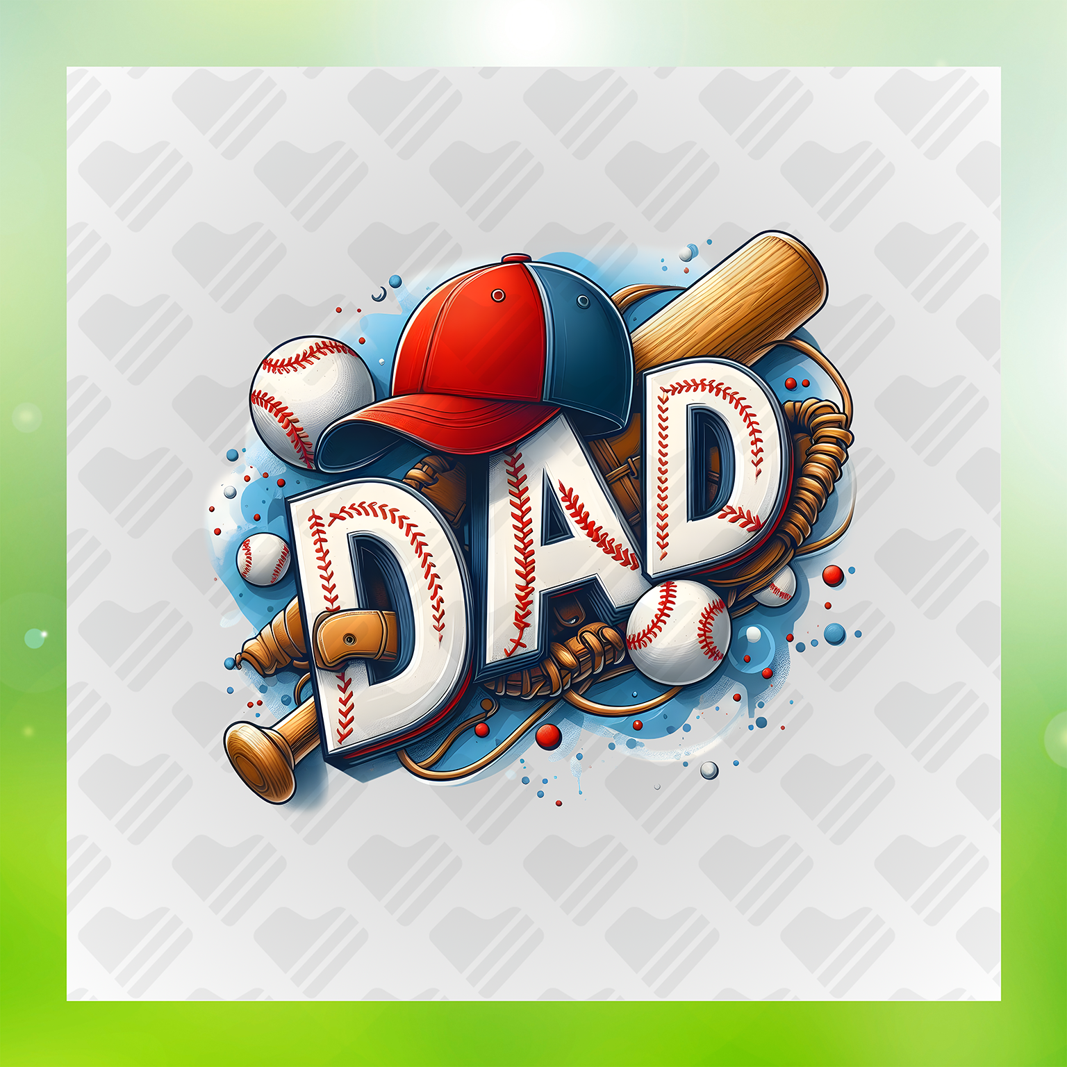 Proud Baseball Dad Transfer