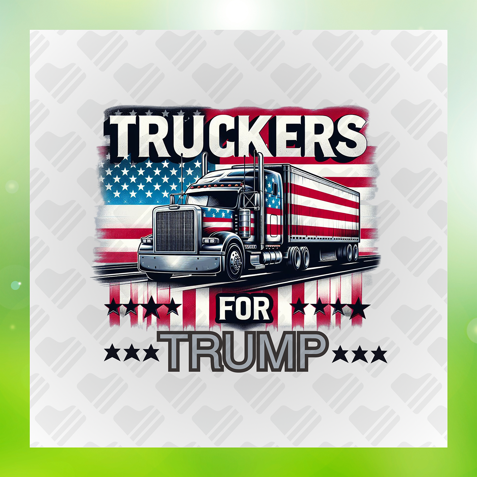 Support Our Truckers Truckers For Trump Transfer