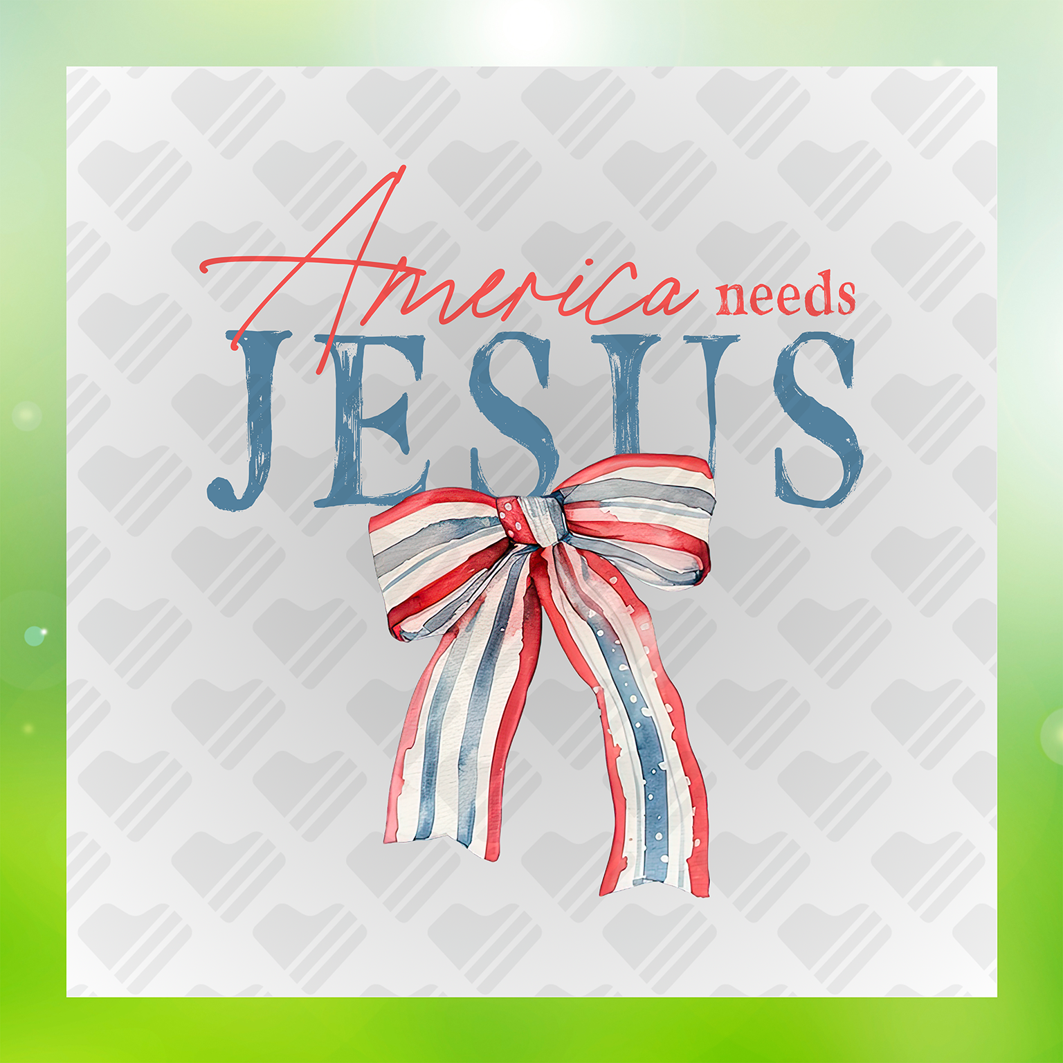 America Needs Jesus Transfer