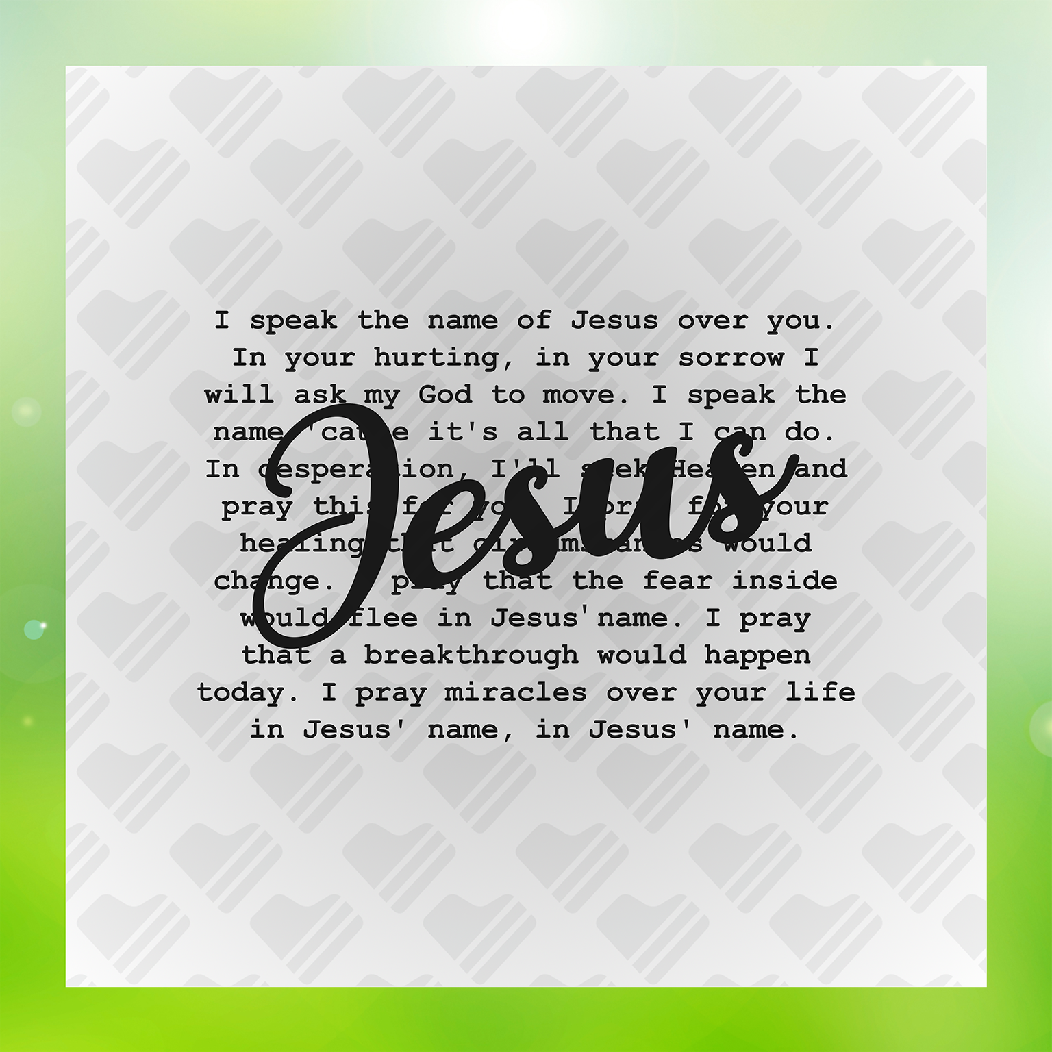 Power in the Name of Jesus Transfer