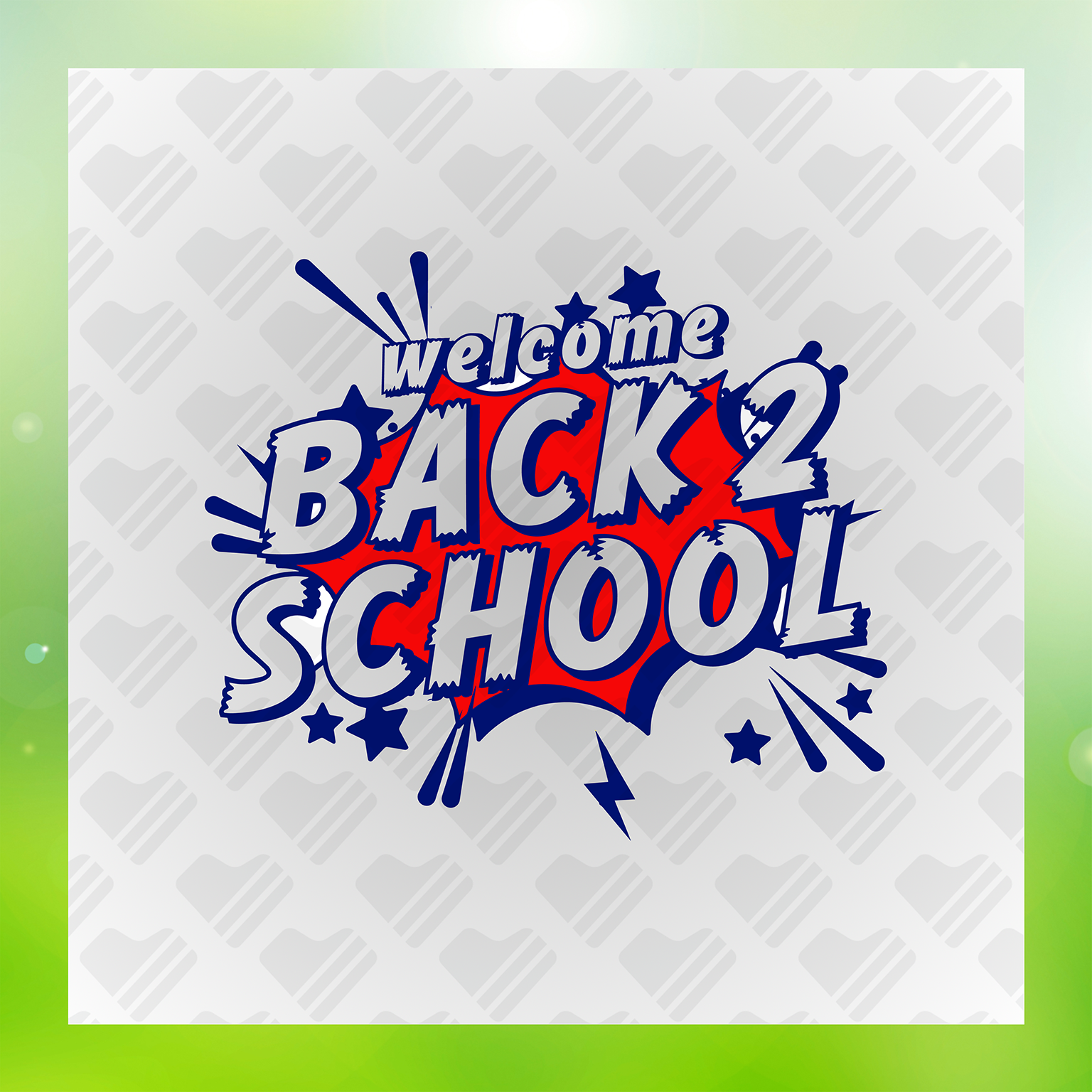 Welcome Back To School Transfer