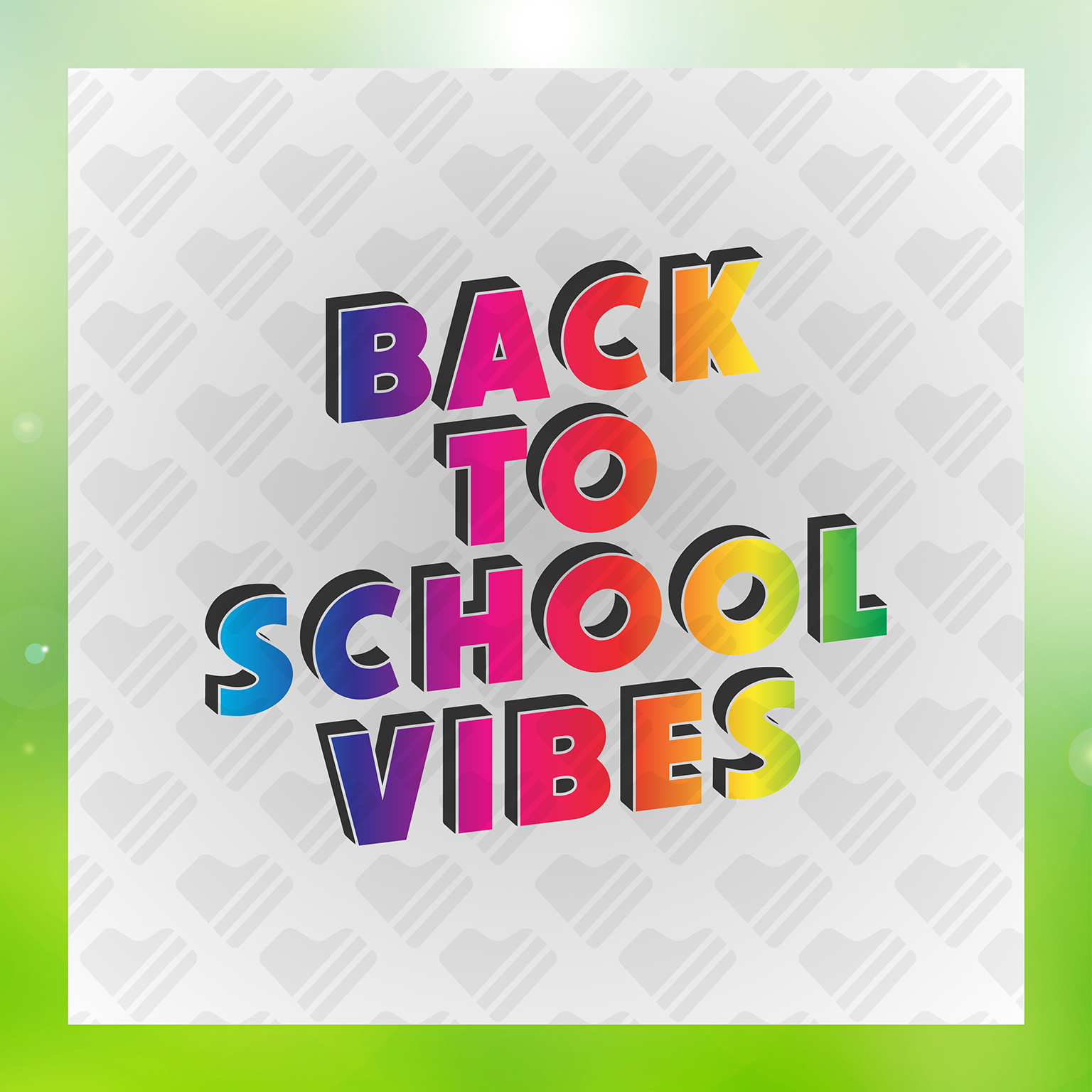 Back To School Vibes Transfer