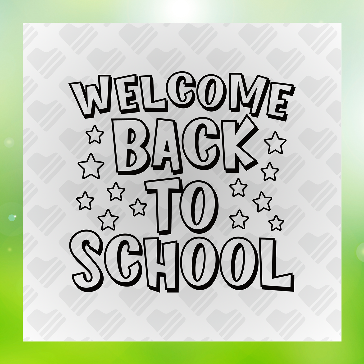 Welcome Back To School, School Time Transfer