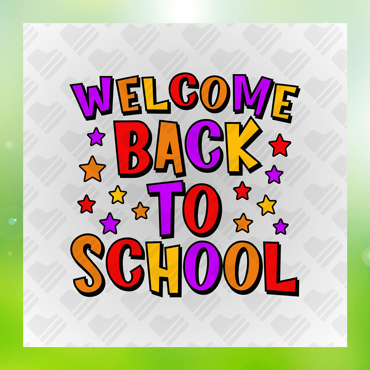 Welcome Back To School, School Time Transfer